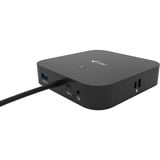 i-tec USB-C Dual Display Docking Station, Dockingstation schwarz, DisplayPort, 100 Watt PD, LAN