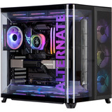 ALTERNATE Gaming-PC • RTX 5080 • AMD Ryzen™ 7 9800X3D • 32 GB RAM Generalüberholt schwarz/transparent, Windows 11 Home