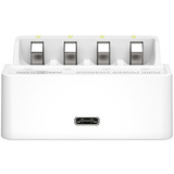 Ansmann Lithium-Ladegerät Pure Power Set 4× Micro AAA Akkus und Lademodul weiß/mehrfarbig