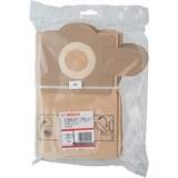 Bosch Papierfilterbeutel, für PAS12-27/ F/ 11-21, Staubsaugerbeutel 5 Stück
