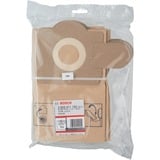 Bosch Professional Papierfilterbeutel, für PAS12-27/ F/ 11-21, Staubsaugerbeutel 5 Stück