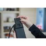 Brennenstuhl Premium-Line Comfort Switch Plus Steckdosenleiste 6-fach, 2x permanent schwarz/hellgrau, 3 Meter Kabel, mit Hand-/Fußschalter