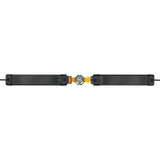 Brennenstuhl Premium-Line Comfort Switch Plus Steckdosenleiste 6-fach, 2x permanent schwarz/hellgrau, 3 Meter Kabel, mit Hand-/Fußschalter