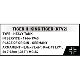 COBI Tiger II Königstiger (KTV2), Konstruktionsspielzeug 