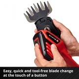 EINHELL Power X-Change Akku-Grasschere/ -Strauchschere GE-CG 18/100 Li T-Solo, 18Volt rot/schwarz, ohne Akku und Ladegerät, mit Teleskop-Stiel