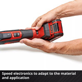 EINHELL Professional Akku-Multifunktions-Werkzeug TP-MG 18 Li BL-Solo, 18Volt rot/schwarz, ohne Akku und Ladegerät, inkl. Zubehör