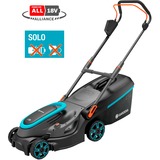 GARDENA Akku-Rasenmäher PowerMax 37/36V P4A solo, 36Volt (2x18V) schwarz/grau, ohne Akku und Ladegerät, POWER FOR ALL ALLIANCE