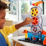 Hot Wheels City Super Reifen Shop, Spielgebäude mehrfarbig, Inkl. Hot-Wheels Fahrzeug