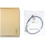 Icy Dock Kabel SlimSAS x8 SFF-8654 > 2x SlimSAS x4 SFF-8654 schwarz, 50cm