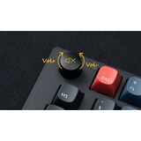 Keychron V10, Gaming-Tastatur schwarz/blaugrau, DE-Layout, Keychron K Pro Brown, Alice Layout, Hot-Swap, RGB