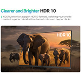 Koorui E2741A, LED-Monitor 68.6 cm (27 Zoll), schwarz, UltraHD/4K, IPS, HDMI, DP