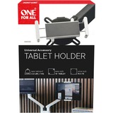 ONE FOR ALL Universal-Tablethalterung DM 0040 silber, für alle One For All Monitorarme und 4,7" - 15" Tablets