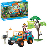 PLAYMOBIL 71854 Animals and Friends: Bunter Geländewagen, Konstruktionsspielzeug 