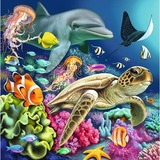 Ravensburger Kinderpuzzle Bezaubernde Unterwasserwelt 3x 49 Teile