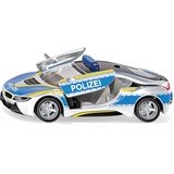 SIKU 2303 SUPER BMW i8 Polizei, Modellfahrzeug silber/blau