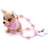 Simba ChiChi LOVE Loomy - Chihuahua ChiChi, Kuscheltier beige/rosa, 20 cm