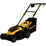 Stanley V20 Akku-Rasenmäher (SCMWP3701M2-QW), 36Volt (2x18V) schwarz/gelb, 2x Li-Ionen Akku 4,0Ah