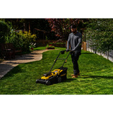 Stanley V20 Akku-Rasenmäher (SCMWP3701M2-QW), 36Volt (2x18V) schwarz/gelb, 2x Li-Ionen Akku 4,0Ah