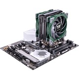 Thermaltake TOUGHAIR 510 CPU Air Cooler Racing Green, CPU-Kühler schwarz/grün