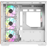 Thermaltake View 380 WS ARGB , Tower-Gehäuse weiß/holz, Tempered Glass x 2, Holz-Struktur