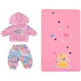 ZAPF Creation BABY born® Kindergarten Sport Outfit 36cm, Puppenzubehör Hoody und Hose, inklusive Gymnastikmatte