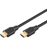 goobay Ultra96 HDMI Kabel schwarz/gold, 1,5m