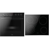 Amica EHCX 933 130 S, Herdset schwarz