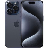 Apple iPhone 15 Pro 128GB Generalüberholt, Handy Titan Blau, iOS