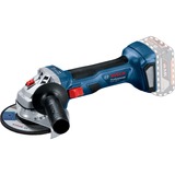 Bosch Akku-Winkelschleifer GWS 18V-7 Professional solo blau/schwarz, ohne Akku und Ladegerät, L-BOXX