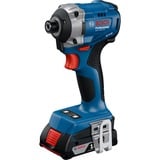Bosch Professional Akku-Schlagschrauber GDR 18V-215 Professional, 18Volt blau, 2x Li-Ionen Akku 4,0Ah, in L-BOXX