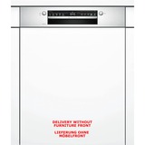Bosch SMI2ITS33E Serie 2, Spülmaschine edelstahl (gebürstet), 60 cm, Home Connect
