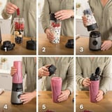 Bosch Serie 2 Standmixer VitaPower MMB2111S silber/schwarz, 450 Watt, 0,6 Liter