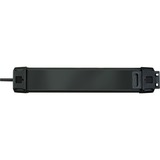 Brennenstuhl Premium-Line Steckdosenleiste 6-fach schwarz, 1,8 Meter, 26.000A Überspannungsschutz