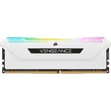 Corsair DIMM 16 GB DDR4-3200 (2x 8 GB) Dual-Kit, Arbeitsspeicher weiß, CMH16GX4M2E3200C16W, Vengeance RGB PRO SL, INTEL XMP