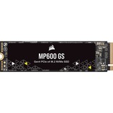 Corsair MP600 GS 2 TB, SSD schwarz, PCIe 4.0 x4, NVMe 1.4, M.2 2280