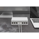 Digitus Cat.6a Keystone-Modul, geschirmt silber, 8 Stück, mit intelligentem Kabelmanager