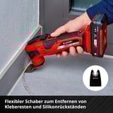 EINHELL 6-teiliges Multitool-Zubehör-Set, Schleifscheibe für Multifunktionswerkzeuge