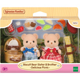 EPOCH Traumwiesen Sylvanian Families - Biscuit Bären Geschwister Picknickspaß, Konstruktionsspielzeug 