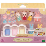 EPOCH Traumwiesen Sylvanian Families - Erstausstattung für Drillinge, Konstruktionsspielzeug 