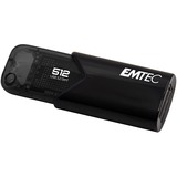Emtec B110 Click Easy 512 GB, USB-Stick schwarz, USB-A 3.2 Gen 1