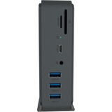 ICY BOX IB-DK2261AC, Dockingstation anthrazit, USB-A, USB-C, HDMI, SD, MicroSD