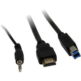 Inter-Tech IPC KVM Switch AS-21HUS, KVM-Switch 