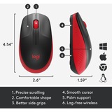 Logitech M190, Maus schwarz/rot