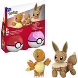 Mattel MEGA Pokémon 2er Pokéball Set - Glumanda und Evoli, Konstruktionsspielzeug 