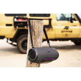 Medion Life P61762 Tragbarer Bluetooth Lautsprecher L anthrazit, Bluetooth, Dual Illuminated, Lightstrip,Integrierte Powerbank