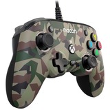 Nacon Pro Compact Controller, Gamepad tarnfarben/grün, Camo Forest, Xbox Series X|S, Xbox One, PC