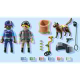 PLAYMOBIL 71731 Action Heroes Spurensuche mit Hund, Konstruktionsspielzeug 