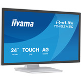 iiyama ProLite T2452MSC-W2AG, LED-Monitor 60.5 cm (24 Zoll), weiß, FHD, IPS, Touchscreen, HDMI, DP, Entspiegelung, 120Hz Panel