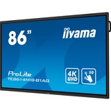iiyama ProLite TE8614MIS-B1AG, Public Display schwarz, UltraHD/4K, WLAN, Android