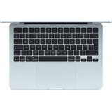 Apple MacBook Air 34,5 cm (13,6") 2025 CTO, Notebook hellblau, 16 GB, 256 GB (256 GB SSD), M4, MacOS, Deutsch